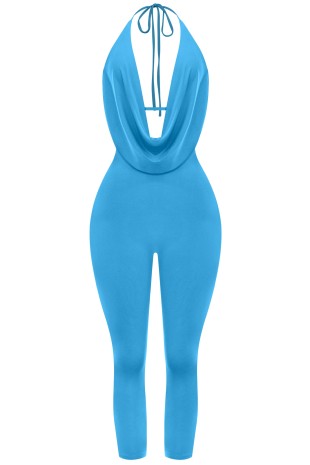 Baddie Blue Jumpsuit