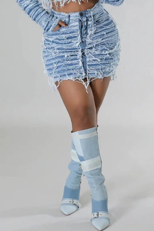 Ripped Skirt